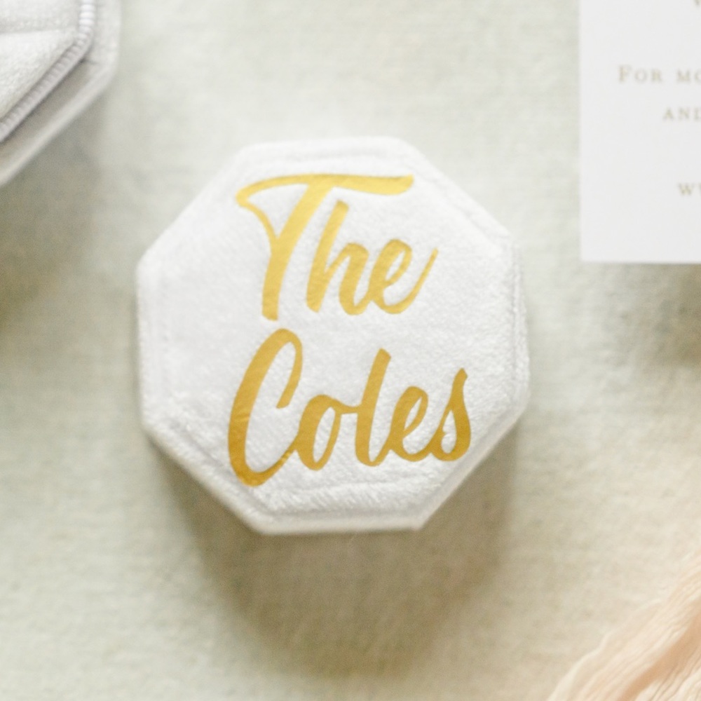 The Coles Ring Box - Wedding Day Accessory